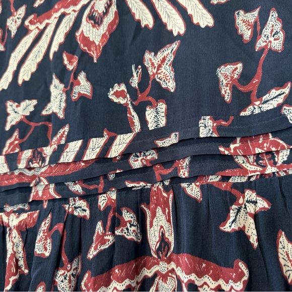 ba&sh Floral Patterned Tiered "Lady Dress" Floral Lined / medium - Picture 13 of 16